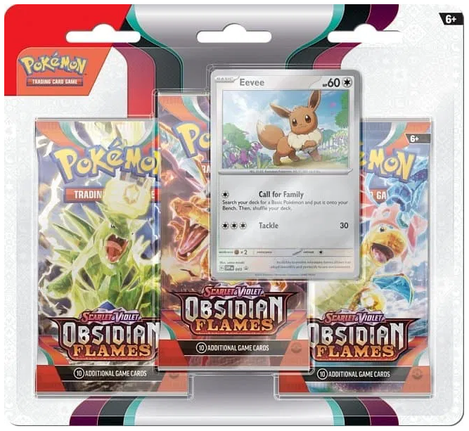 Obsidian Flames 3 Pack Blister SV3 (ENG)