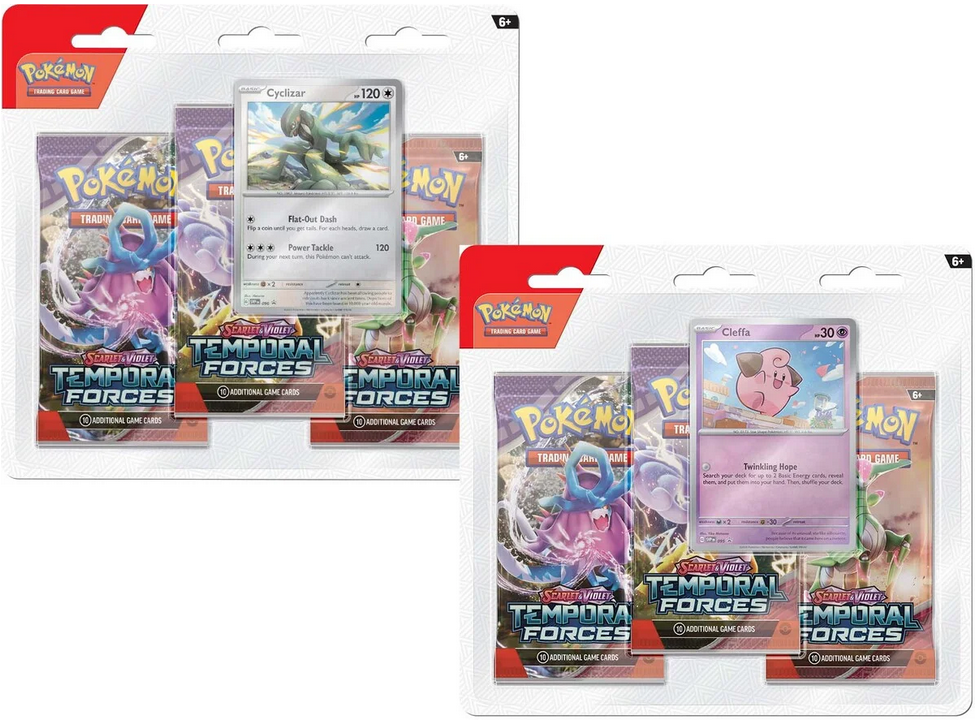 Pokemon Temporal Forces 3 Pack Blister (ENG)